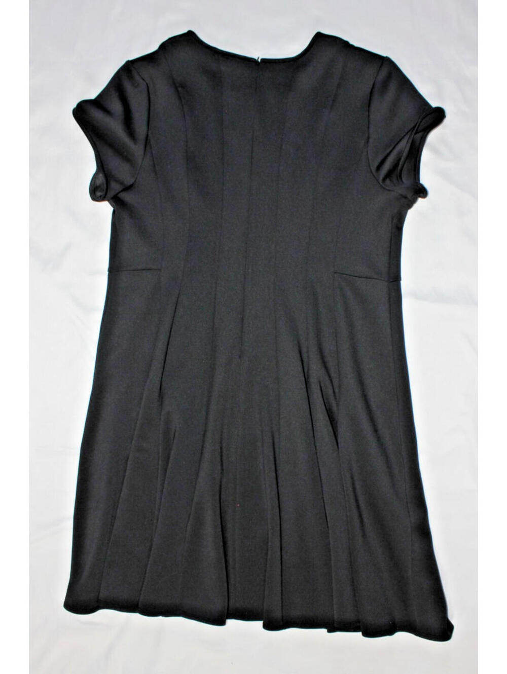 Lane Bryant Women's Plus 22 Pleated Short Sleeve Fit & Flare Cutout Mini Dress - Picture 12 of 15